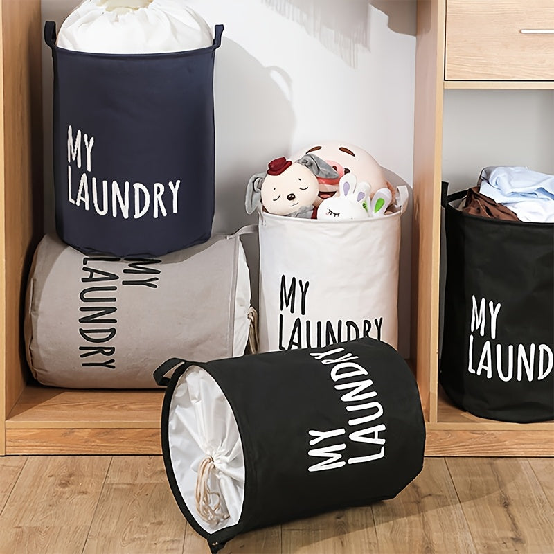 Large Laundry Basket With Foldable Laundry Bag, Independent High Hanger, Foldable Laundry Box, Waterproof Laundry Basket